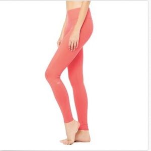 ALO Yoga Airbrush Legging - Guava Glossy Small